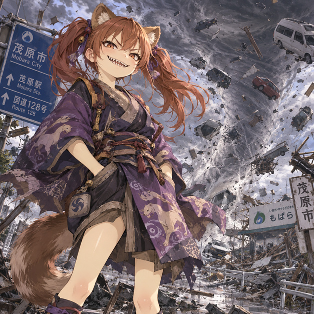 茂原竜巻の擬人化キャラクター