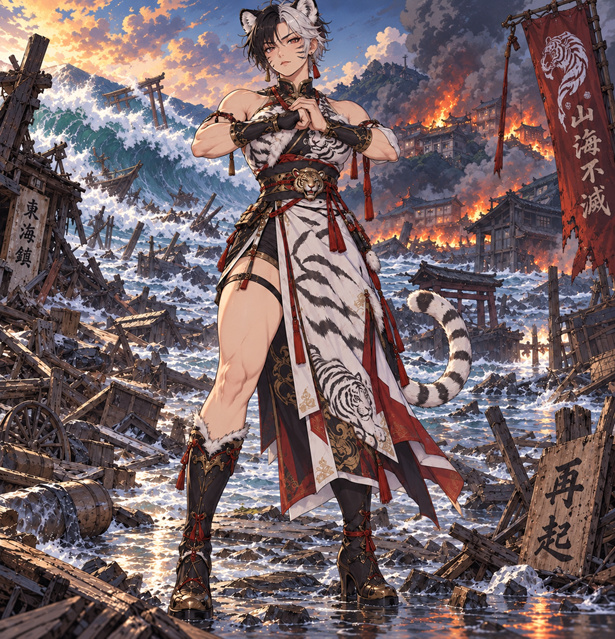 北海道南西沖地震の擬人化キャラクター