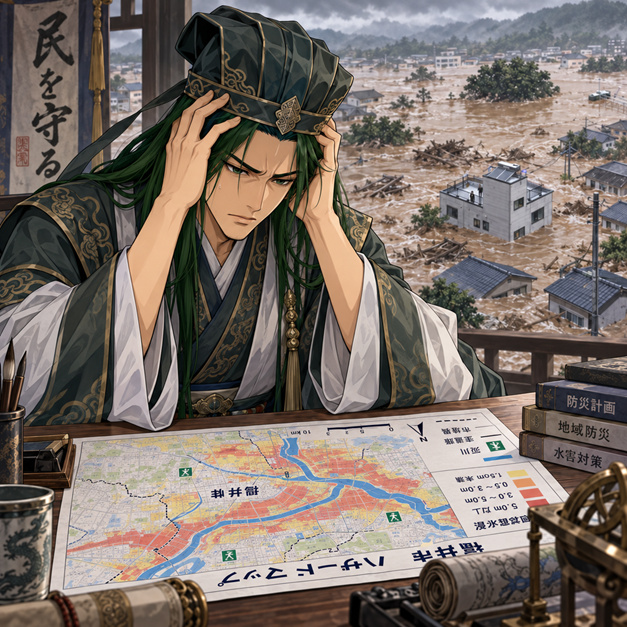 福井豪雨の擬人化キャラクター