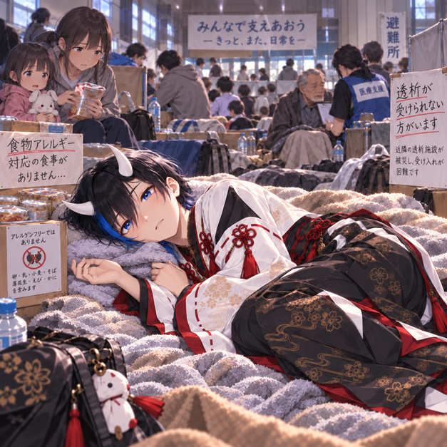 新潟県中越沖地震の擬人化キャラクター