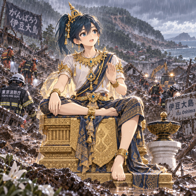 台風26号（ウィパー）の擬人化キャラクター