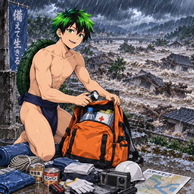 九州北部豪雨の擬人化キャラクター