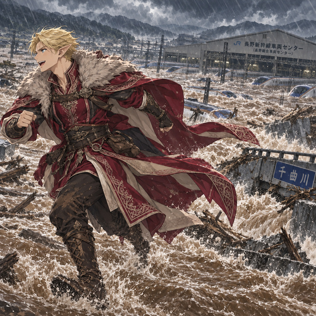 台風19号（ハギビス）の擬人化キャラクター