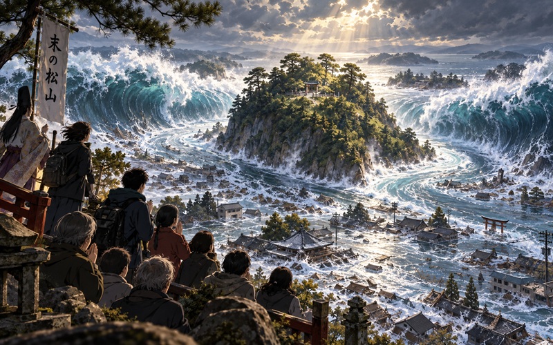 末の松山の大津波伝承