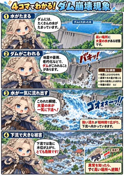 ダム崩壊現象