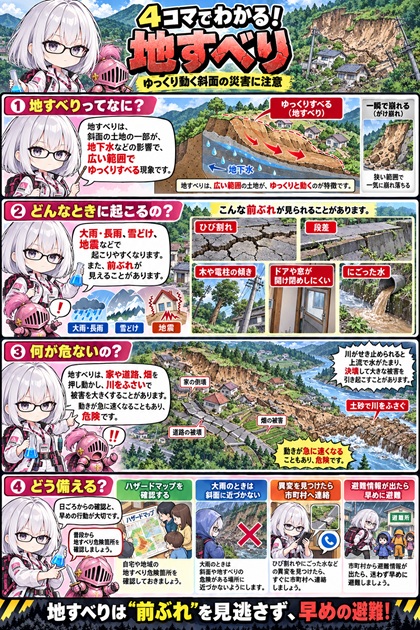 地すべり