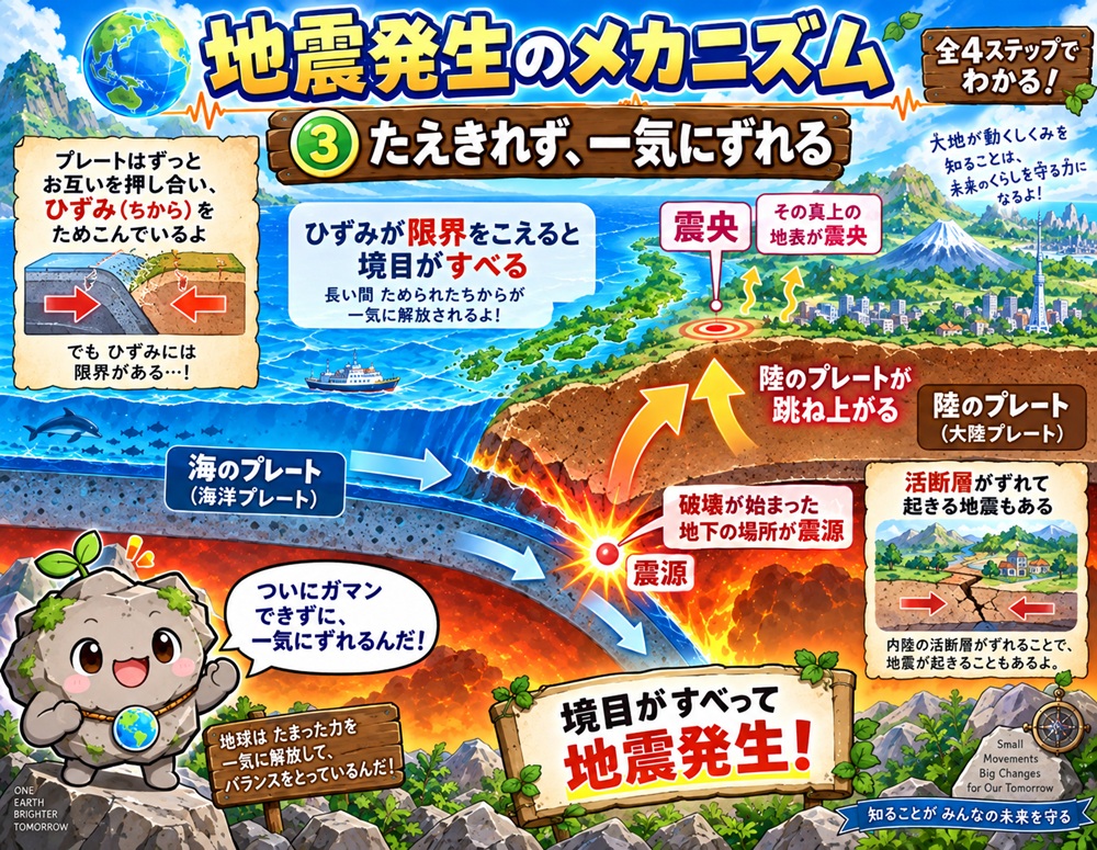 STEP3 たえきれず、一気にずれる