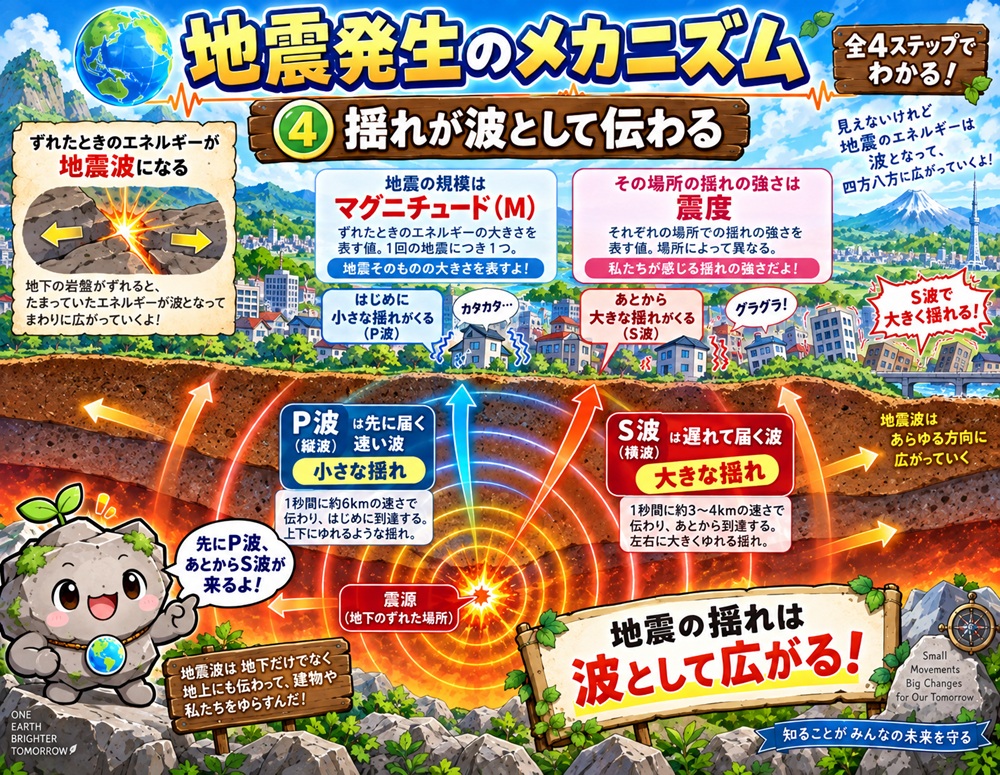 STEP4 揺れが波として伝わる
